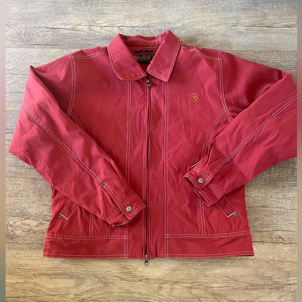 Excellent Condition Ariat Ladies Jacket in Red size Large